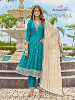 Aanchi plus anmol designer kurti wholesaler in surat
